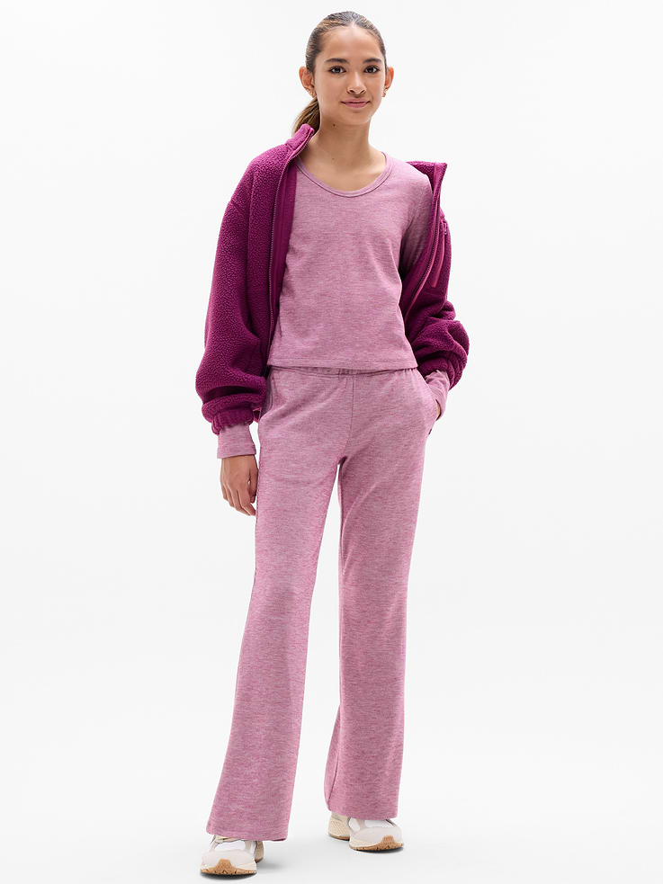 Image number 2 showing, Athleta Girl Cozy Rib Scoop Top