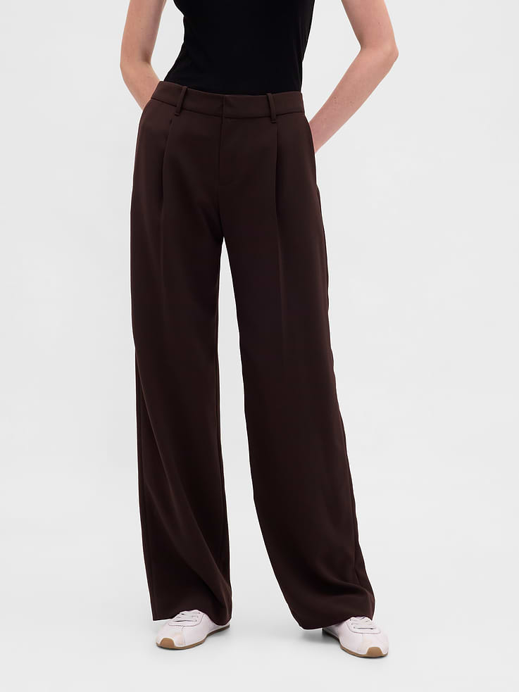 Image number 2 showing, 365 Low Rise Pleated Wide-Leg Trousers