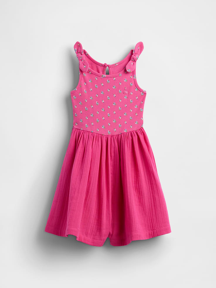 Image number 2 showing, Baby & Toddler Cotton Gauze Romper