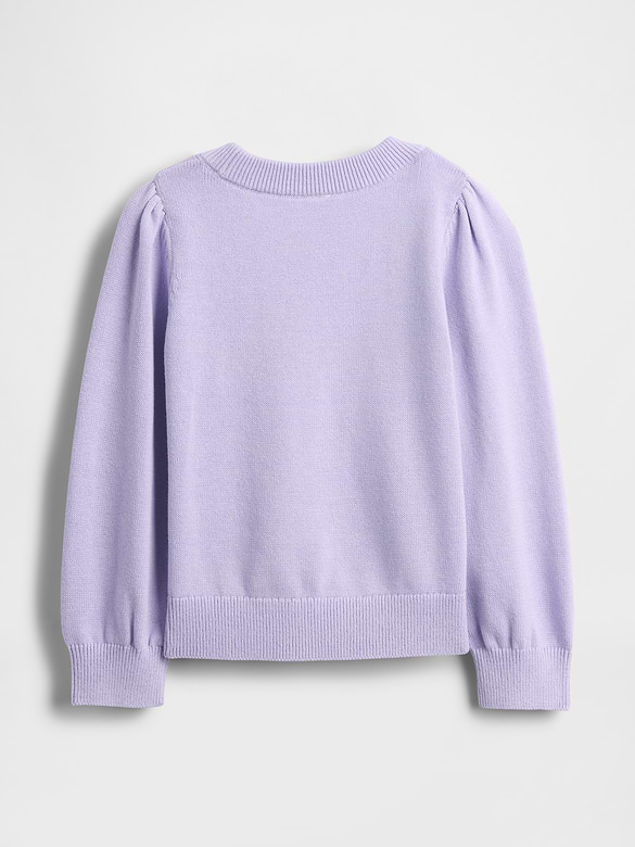 Baby & Toddler Puff-Sleeve Sweater