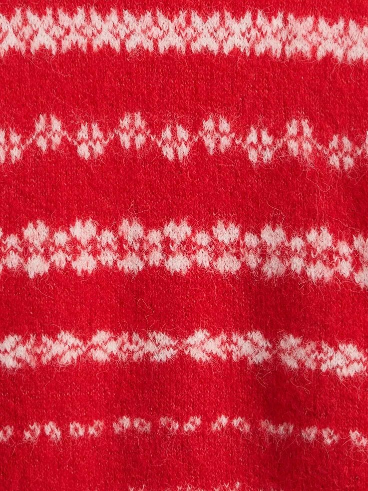 Image number 4 showing, Fuzzy Oversized Crewneck Sweater