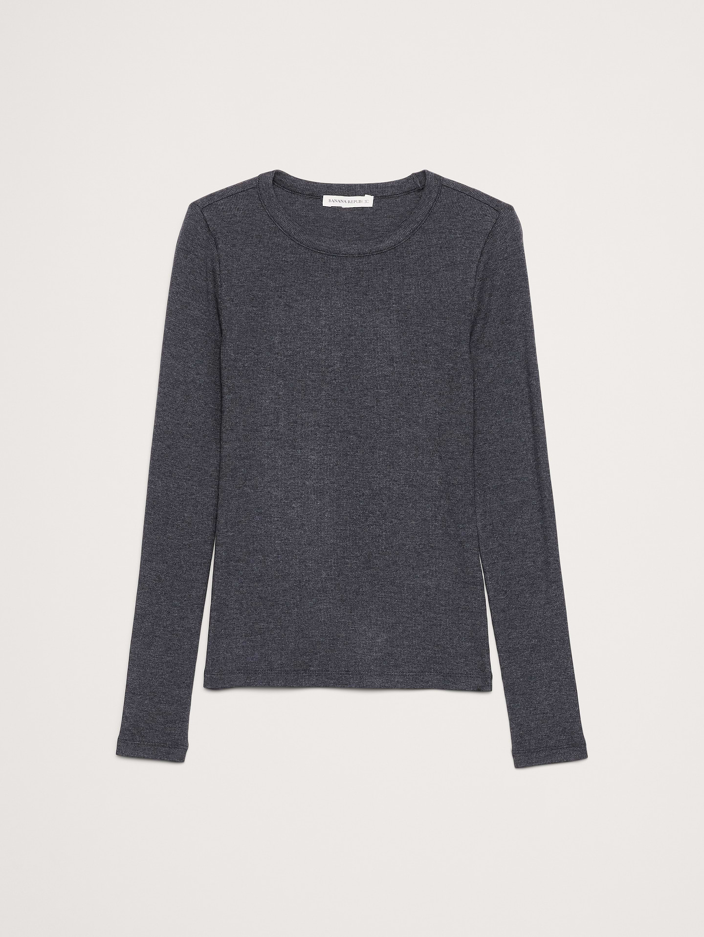 Image number 7 showing, Ribbed Crew-Neck T-Shirt