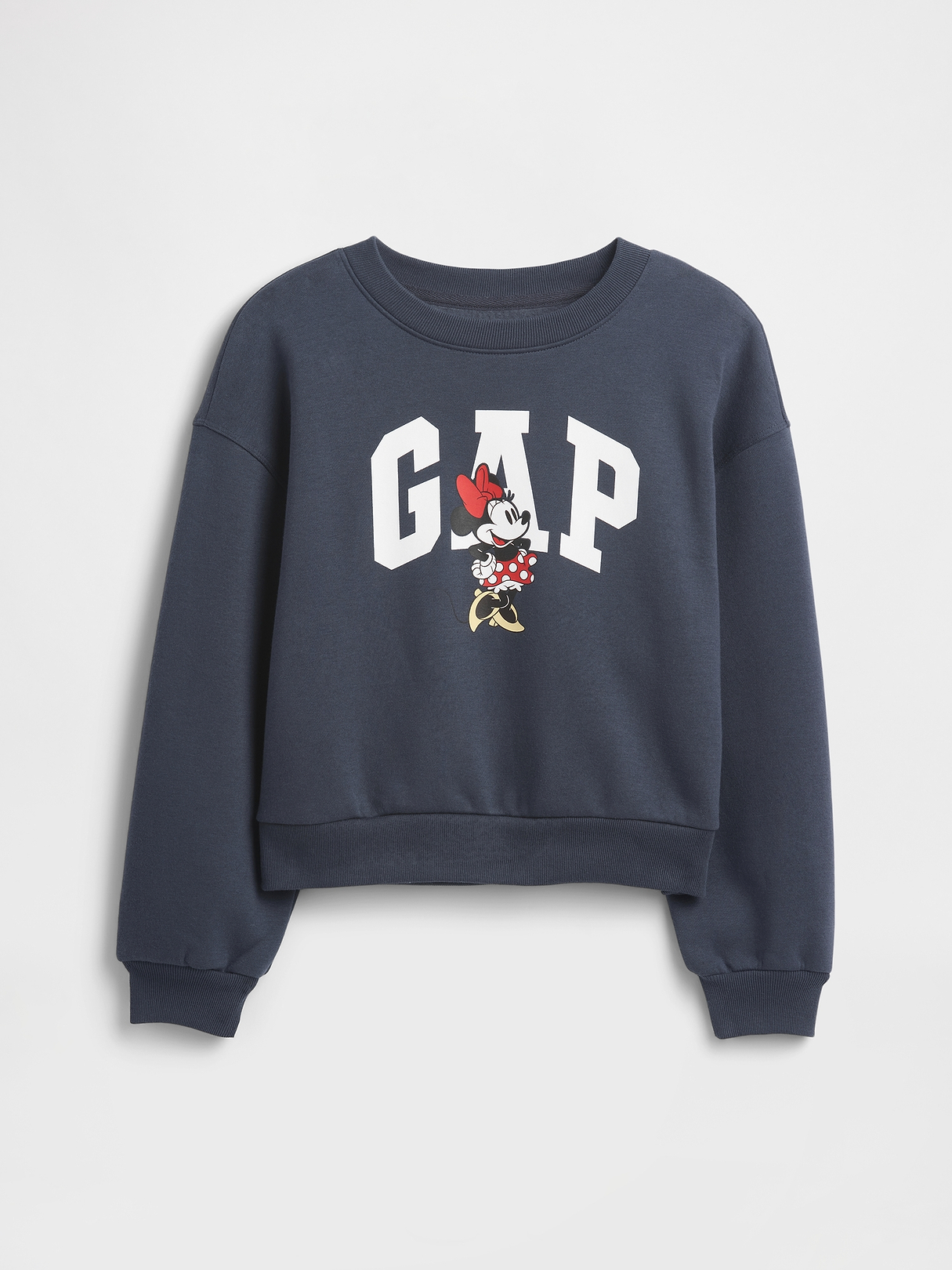GapKids × Disney Minnie Mouse Oversized Logo Sweatshirt | Gap Factory