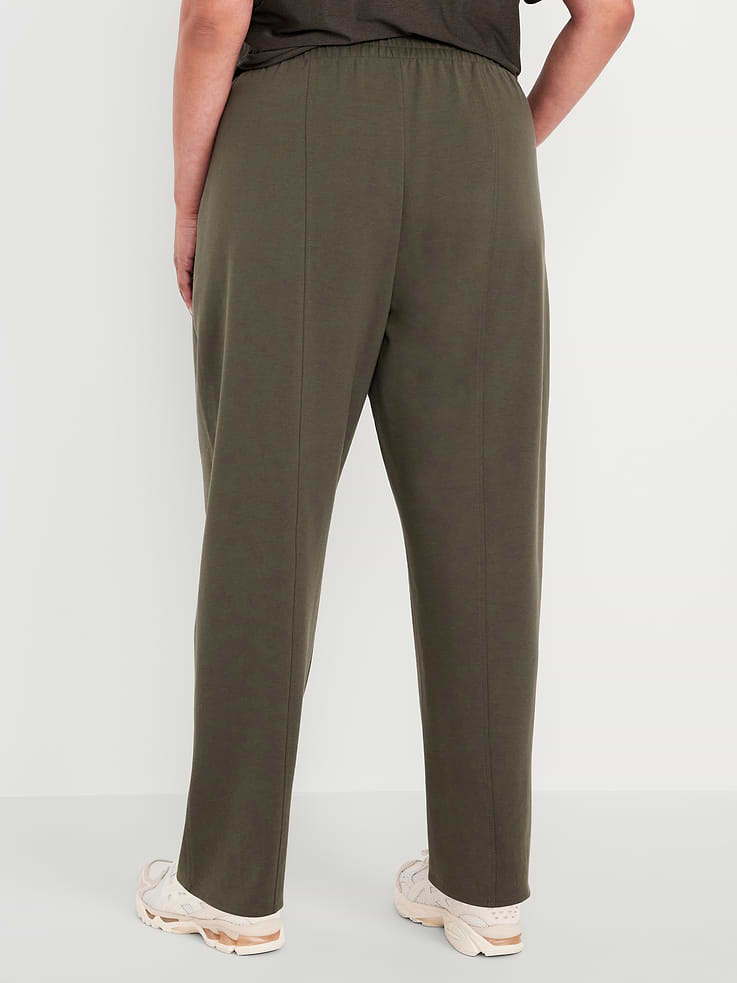 L'image numéro 7 présente Pantalon baril à taille haute en Molleton dynamique