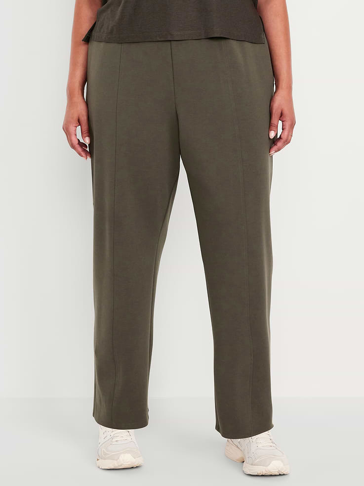 L'image numéro 6 présente Pantalon baril à taille haute en Molleton dynamique