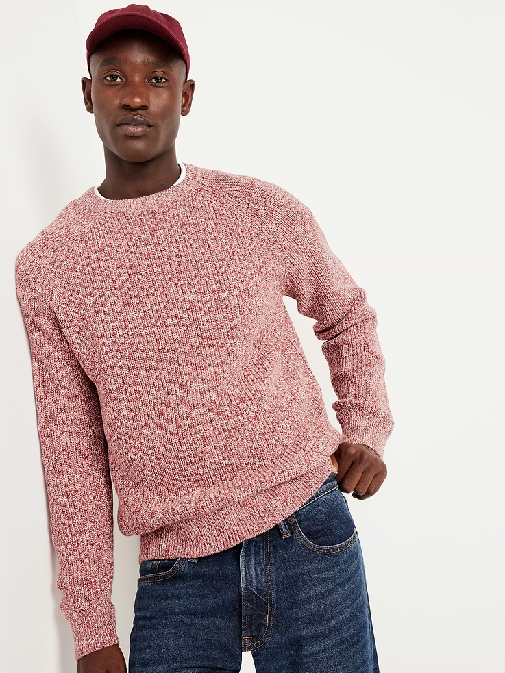 Image number 3 showing, Crew-Neck Shaker-Stitch Sweater