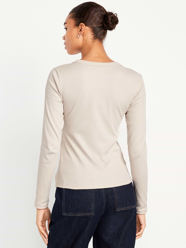 Image number 2 showing, Snug Long-Sleeve Crew-Neck T-Shirt