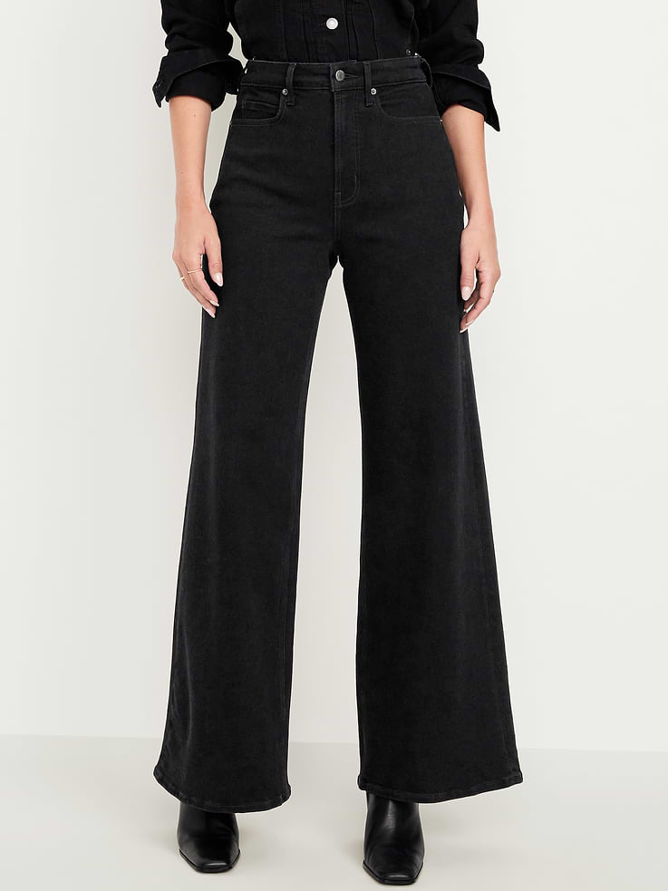 Image number 2 showing, Extra High-Waisted Super Wide-Leg Jeans