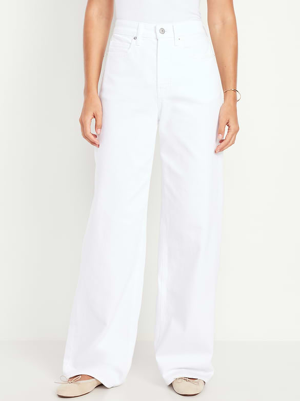 Extra High-Waisted Wide-Leg Jeans