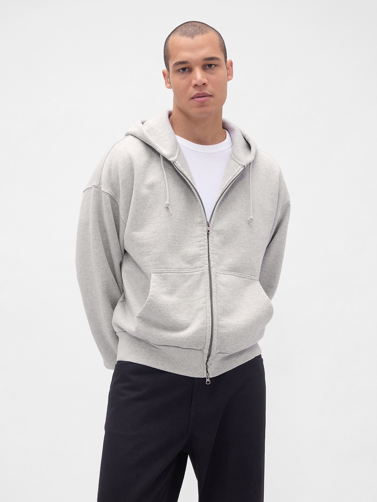 Adult Extra Heavyweight French Terry Zip Hoodie | Gap