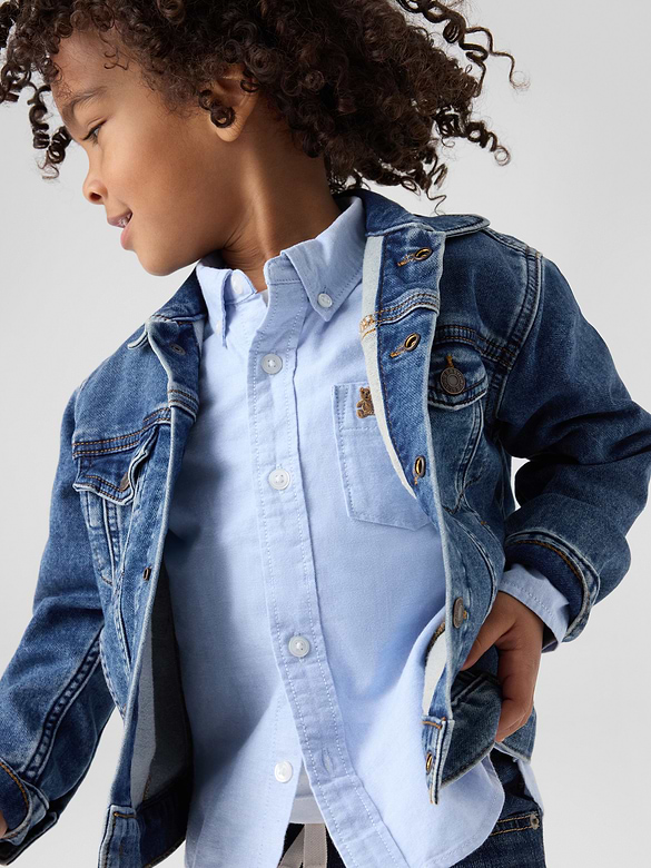 babyGap Sweatshirt Icon Denim Jacket