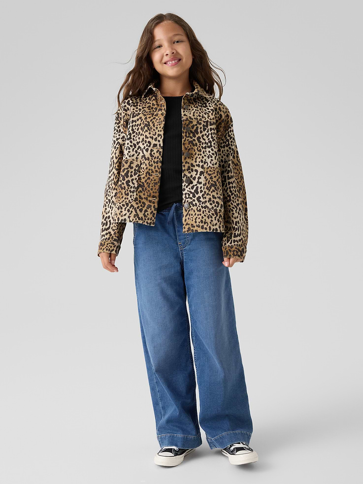 Image 2 of 4, Kids Relaxed Denim Shirt Jacket