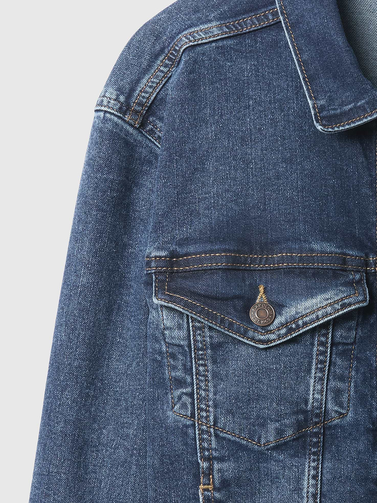 Image number 3 showing, Kids Relaxed Icon Denim Jacket