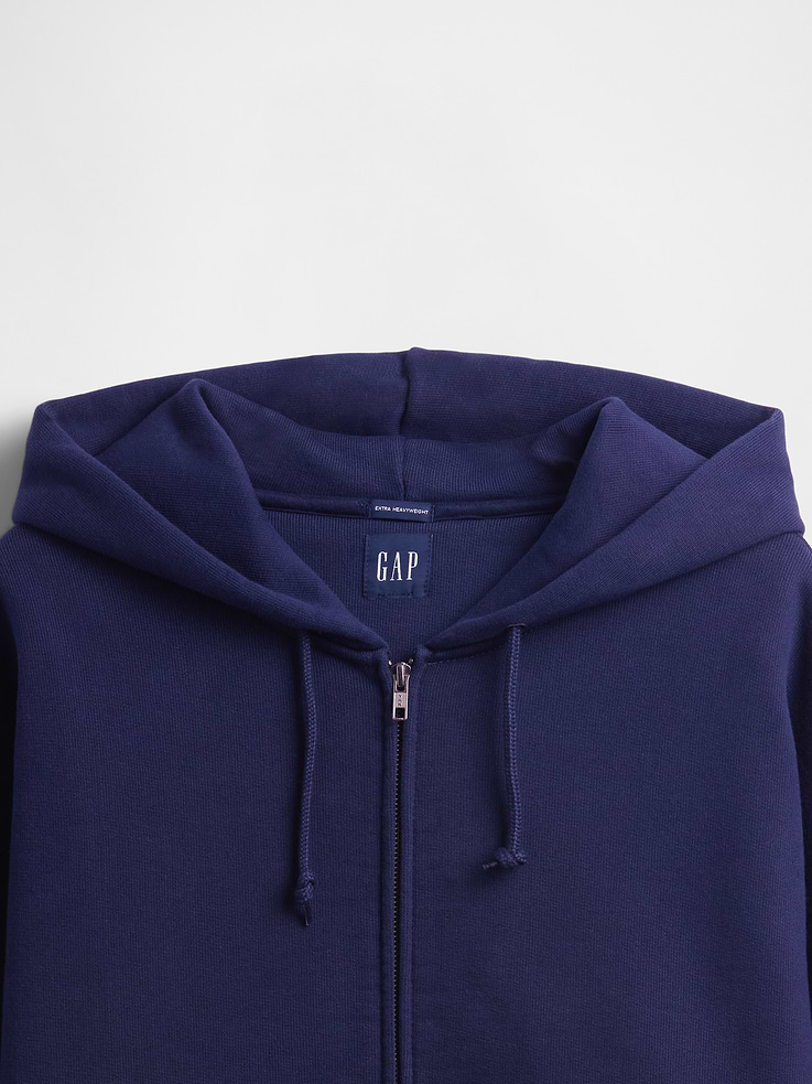 Image 4 of 9, Adult Extra Heavyweight French Terry Zip Hoodie