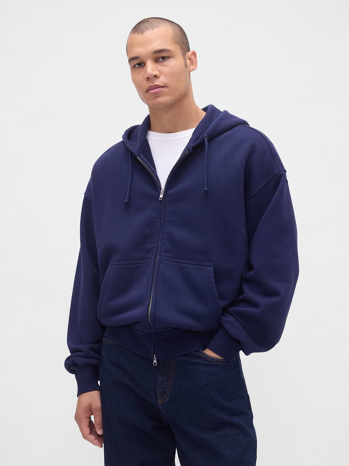 Adult Extra Heavyweight French Terry Zip Hoodie | Gap