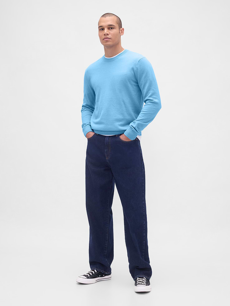 Image 2 of 5, CashSoft Crew Sweater