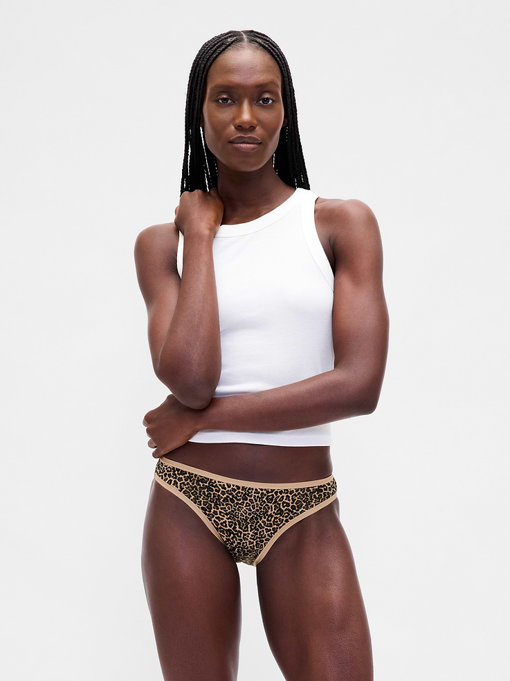 Image number 1 showing, Organic Stretch Cotton Bikini