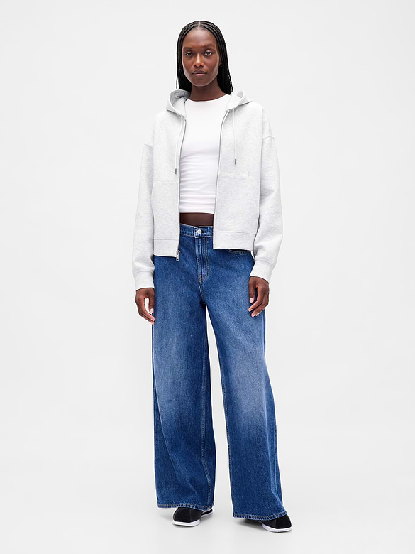 GapFit Oversized Zip Hoodie
