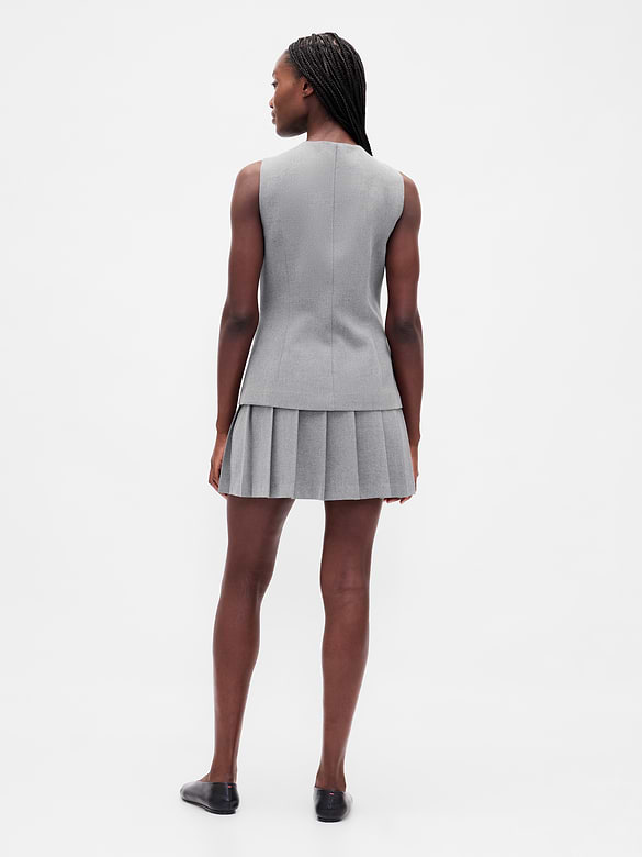 Pleated Mini Skort