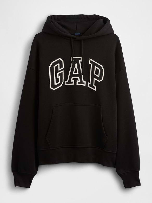 Adult Extra Heavyweight French Terry Oversized Logo Hoodie