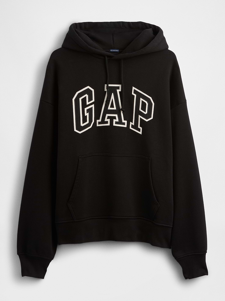 Image number 7 showing, Adult Extra Heavyweight French Terry Oversized Logo Hoodie