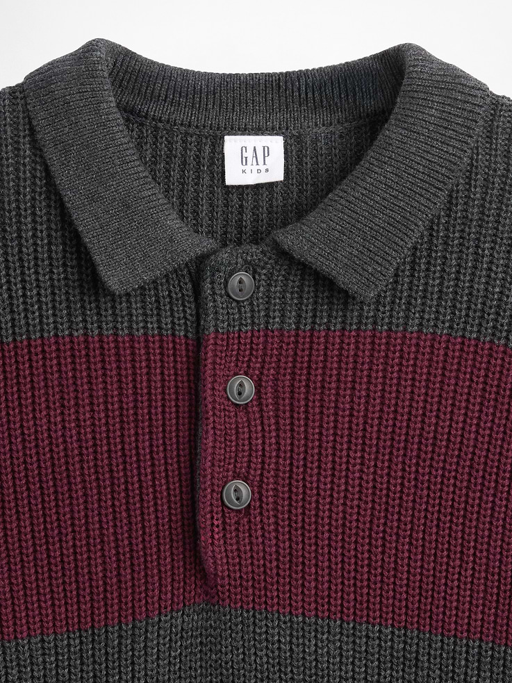 Image number 5 showing, Kids Polo Sweater