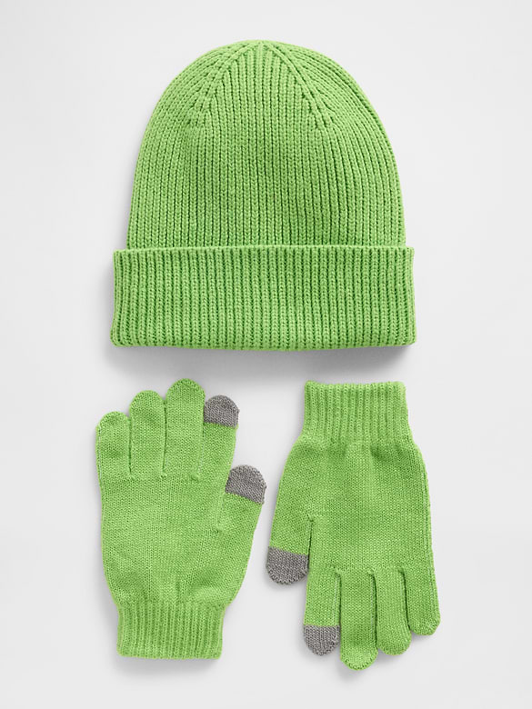 Ensemble bonnet et gants pour Enfant