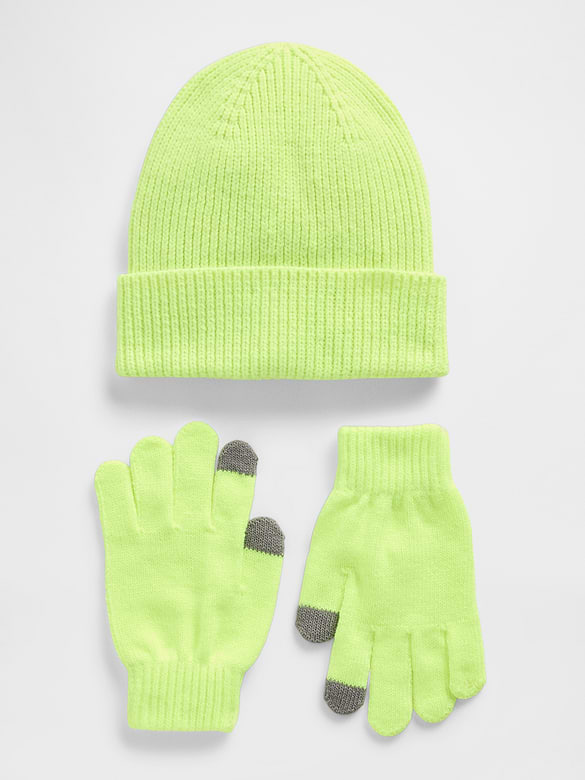 Ensemble bonnet et gants pour Enfant