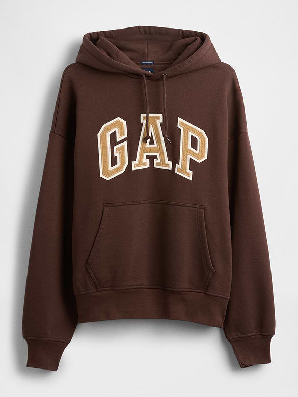 Adult Extra Heavyweight French Terry Oversized Logo Hoodie