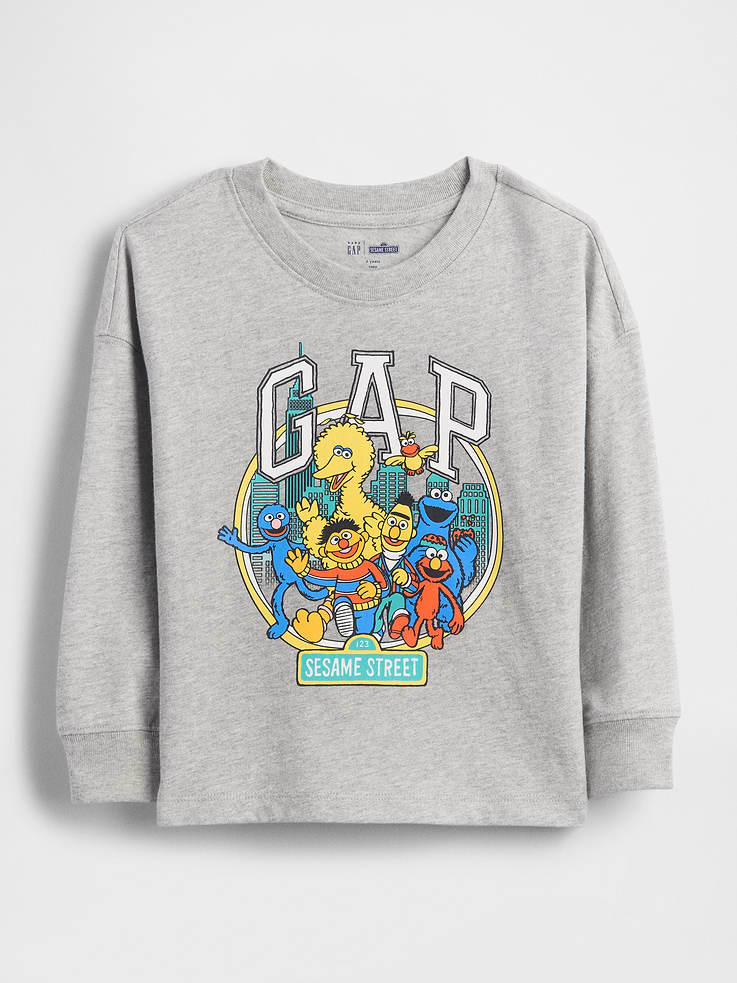 Image number 1 showing, Baby & Toddler Sesame Street Graphic Logo T-Shirt