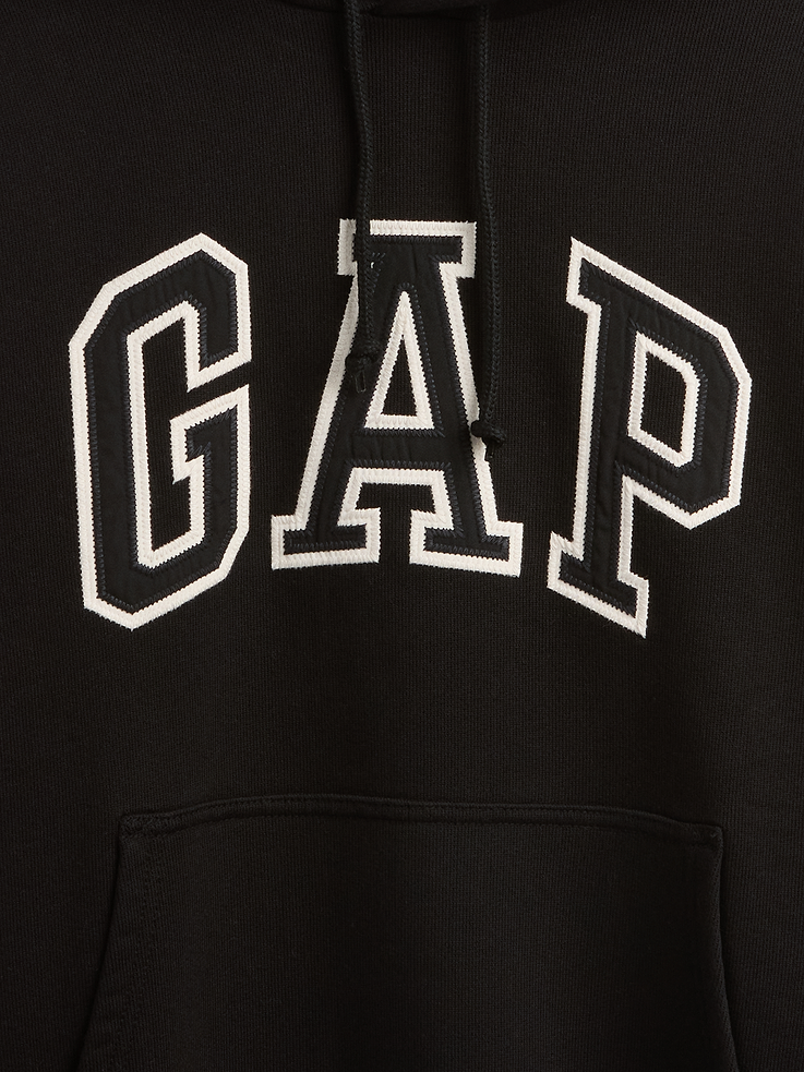 Image number 4 showing, Adult Extra Heavyweight French Terry Oversized Logo Hoodie