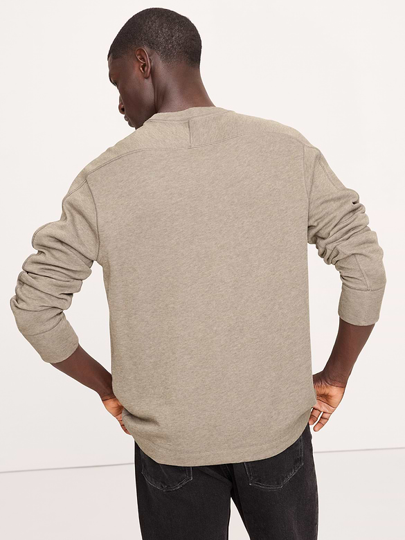Slub Double-Knit Crew-Neck T-Shirt