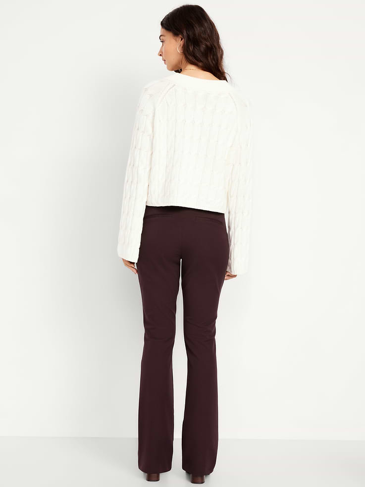 Image number 3 showing, High-Waisted Pixie Flare Pants