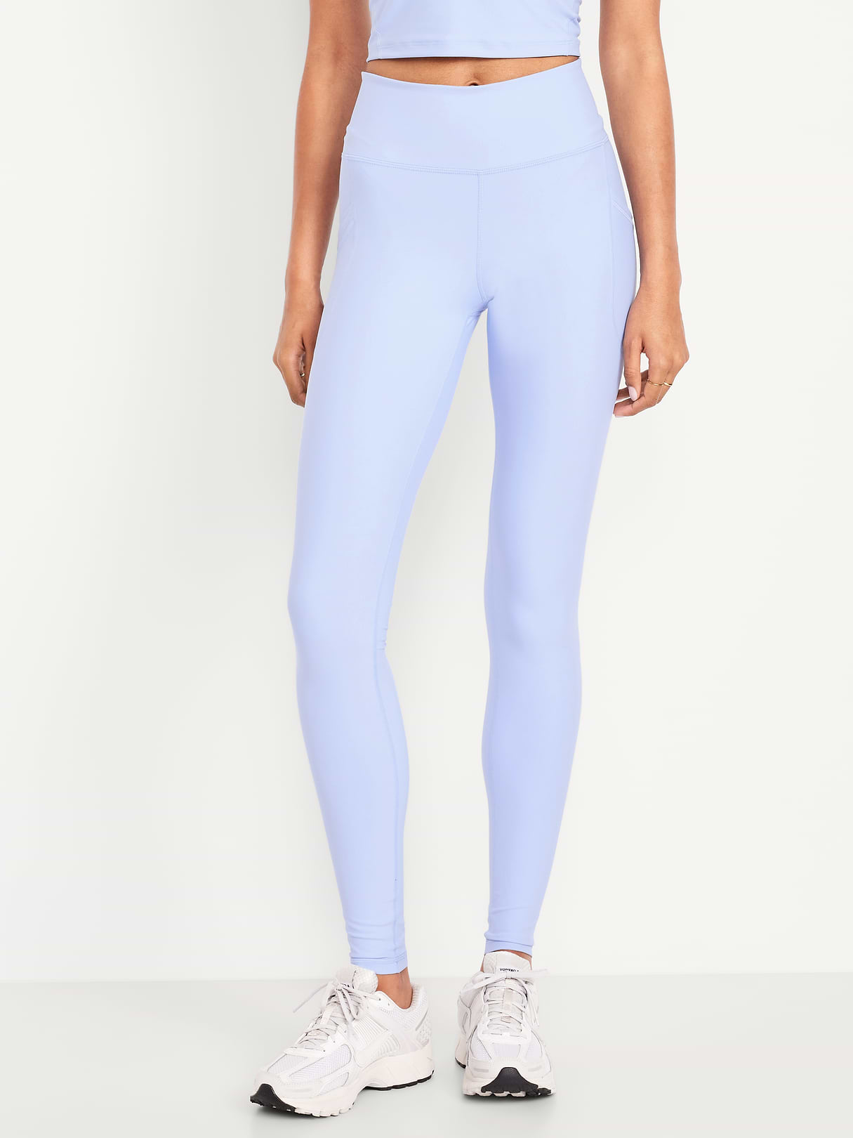 High-Waisted PowerSoft Full-Length Pocket Leggings - Peri Heir by Old Navy