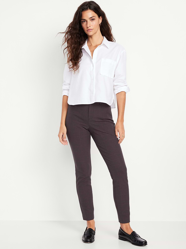 Image number 1 showing, High-Waisted Pixie Skinny Ankle Pants
