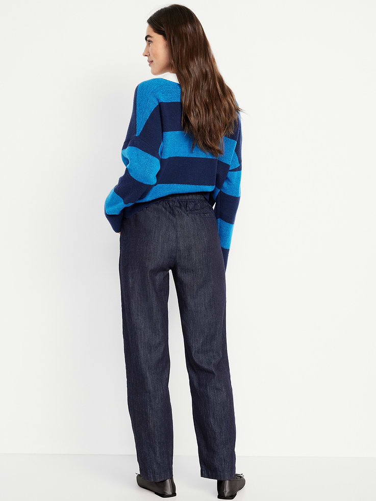 Image number 3 showing, High-Waisted Billie Straight Ankle Trouser