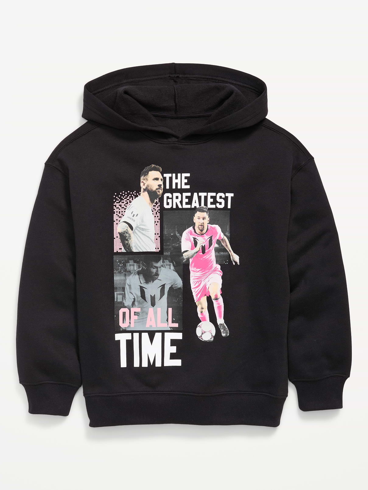 Image number 1 showing, Messi™ Oversized Graphic Hoodie for Boys