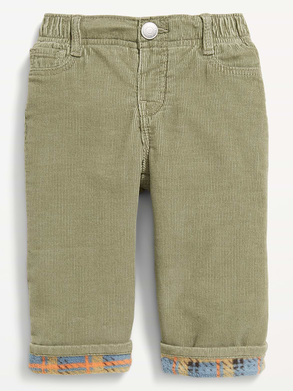 Baggy Straight-Leg Corduroy Pants for Baby