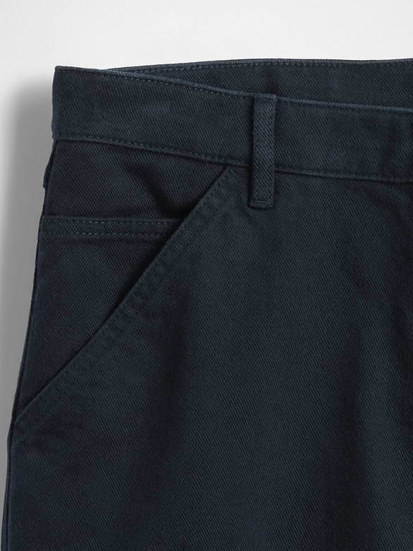 Relaxed Straight Utility Khakis
