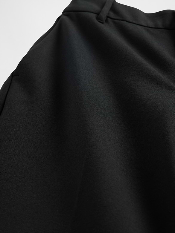High Rise Double Knit Wide-Leg Pants