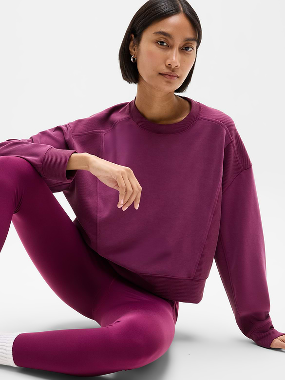 Seasoft Rib Crewneck Sweatshirt