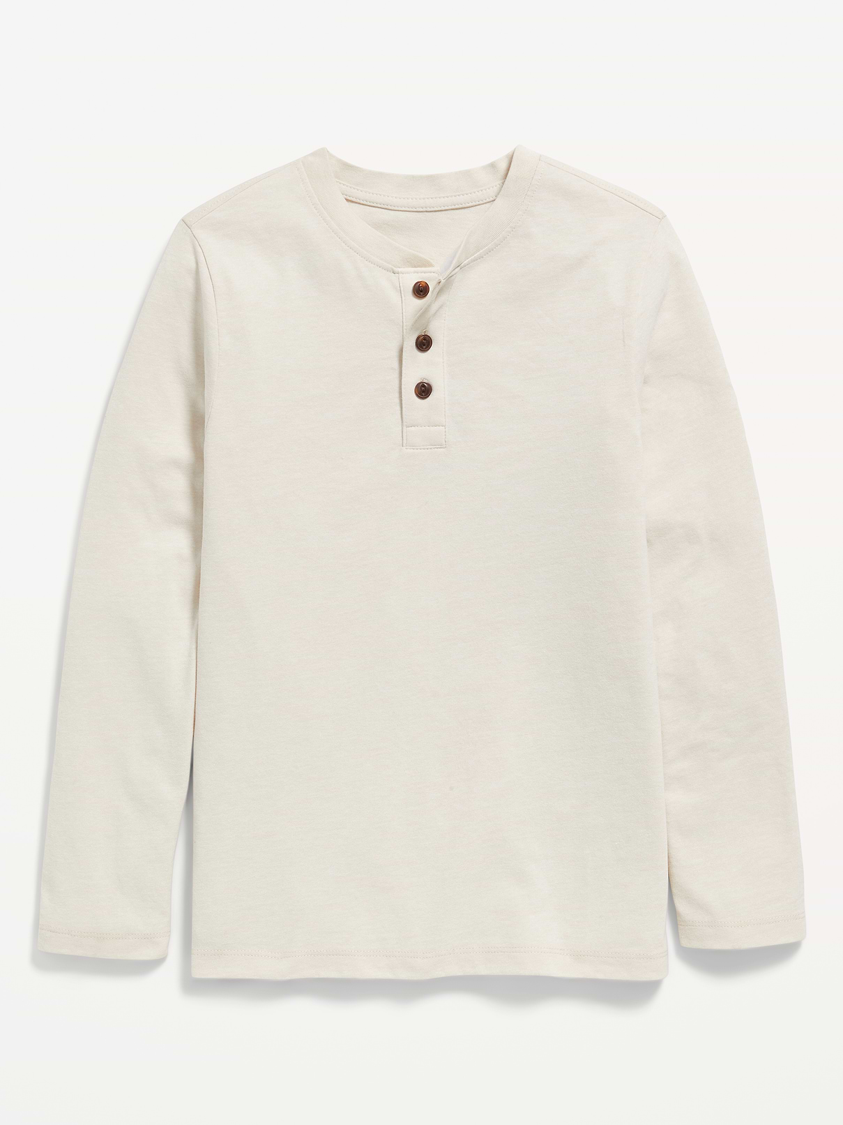 Image number 2 showing, Softest Long-Sleeve Henley T-Shirt for Boys