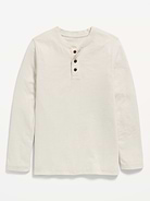 Image number 2 showing, Softest Long-Sleeve Henley T-Shirt for Boys