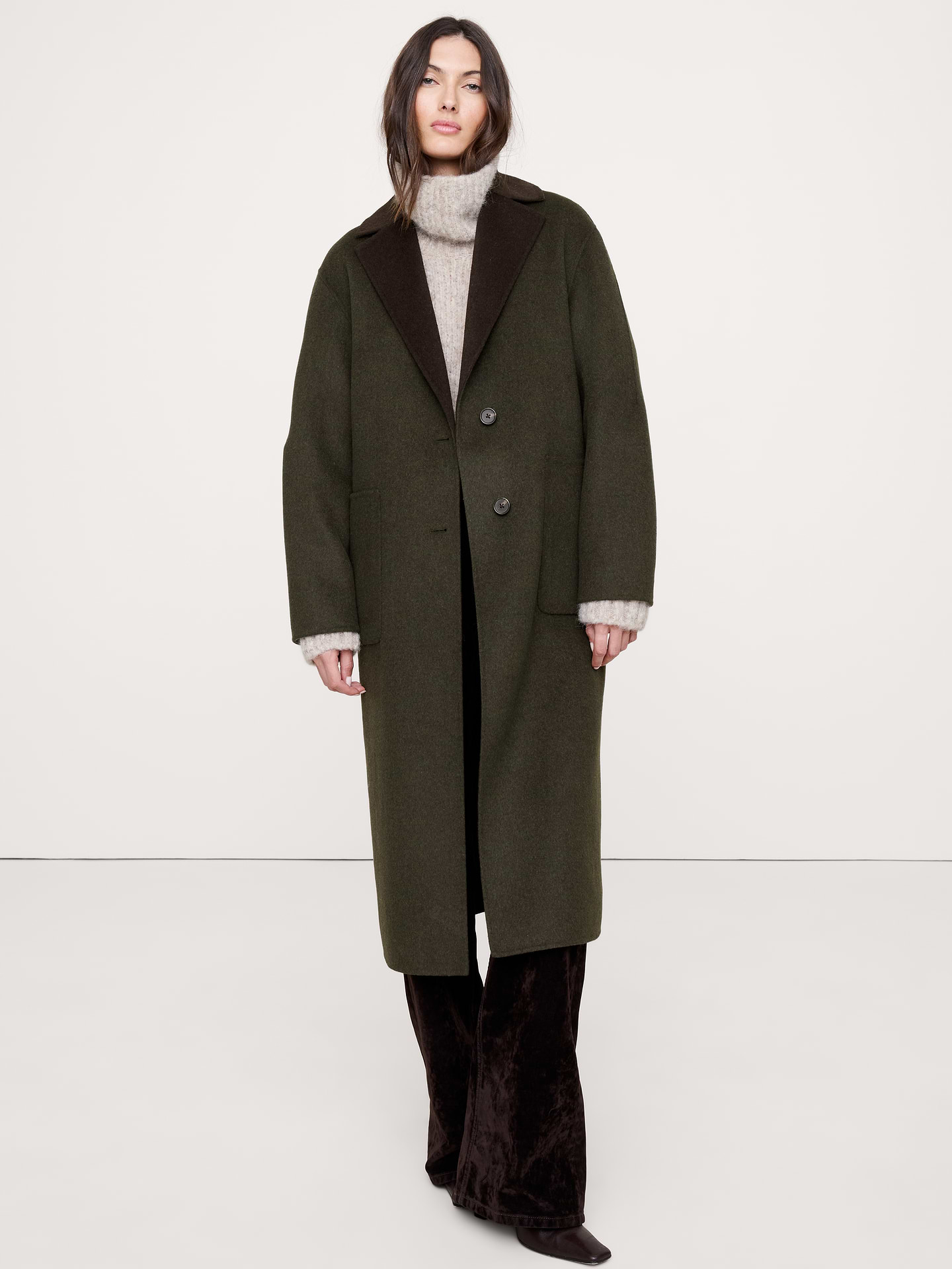 Image number 1 showing, Double-Faced Top Coat