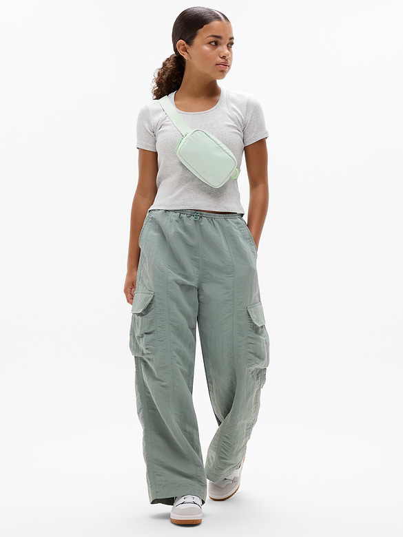 Athleta Girl Right Moves Rib Double Up Tee