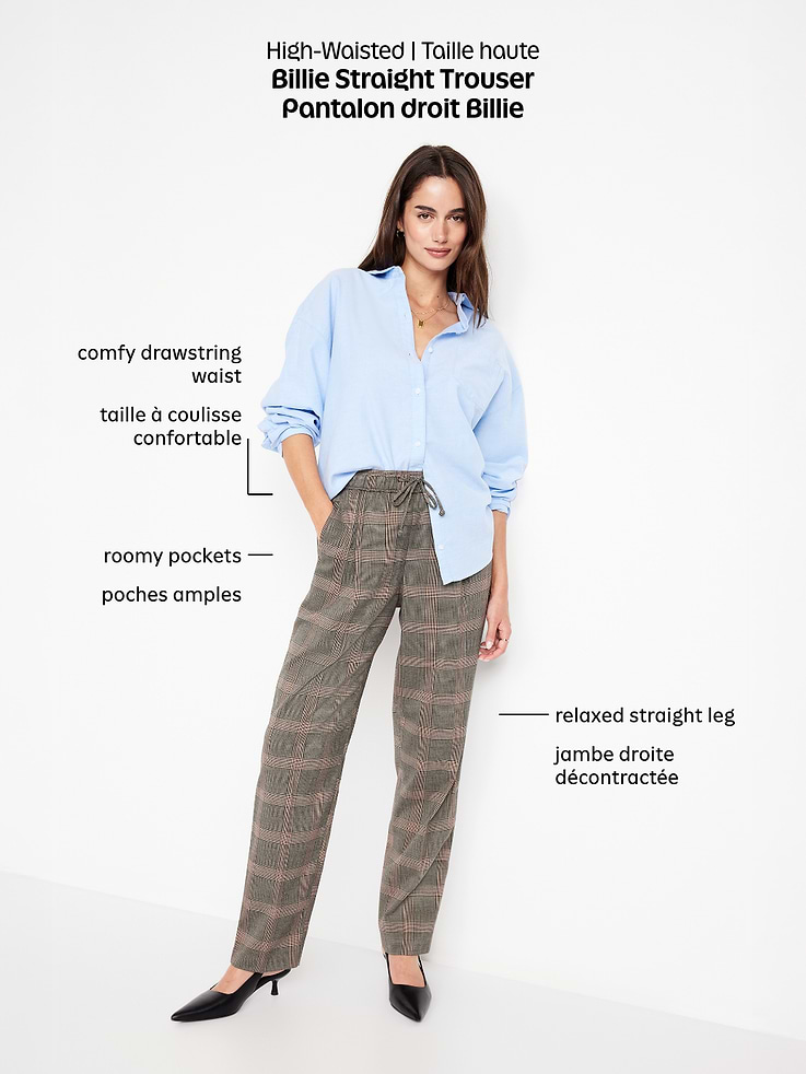 Image number 6 showing, High-Waisted Billie Straight Ankle Trouser