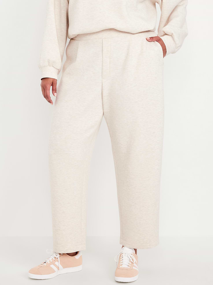 Image number 6 showing, High-Waisted Bounce Fleece Barrel Sweatpants