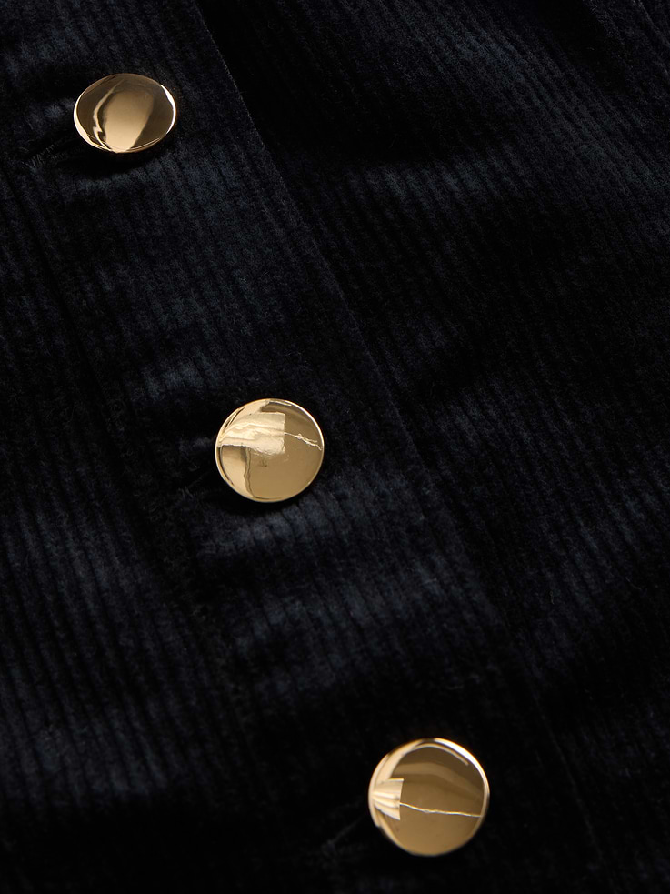 Image number 4 showing, Corduroy Strapless Mini Dress