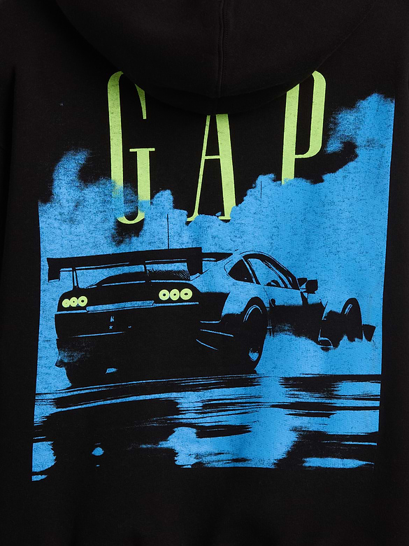 Kids Relaxed Gap Graphic Hoodie