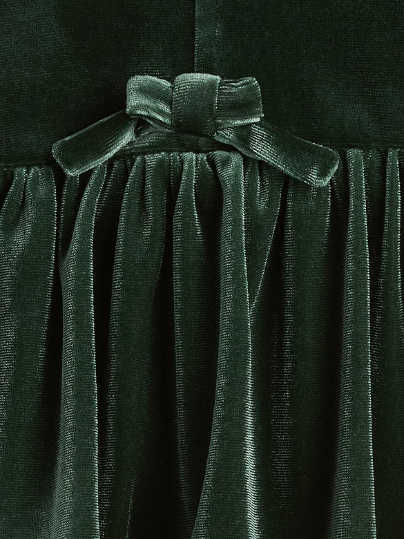 Baby & Toddler Velour Bow Top
